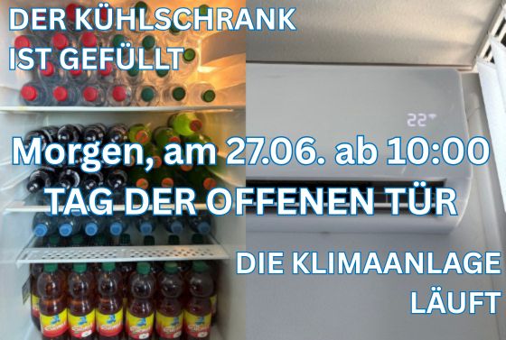 Morgiger Jahrestag: Klimaanlage läuft, Kühlschrank ist gefüllt
